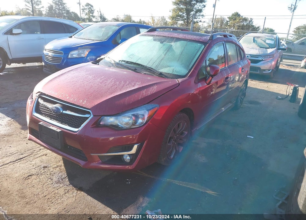 2015 SUBARU IMPREZA 2.0I SPORT LIMITED VIN: JF1GPAW65F8312102