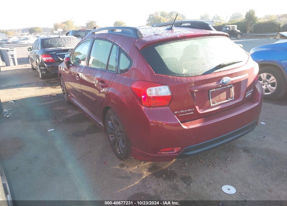 2015 SUBARU IMPREZA 2.0I SPORT LIMITED VIN: JF1GPAW65F8312102