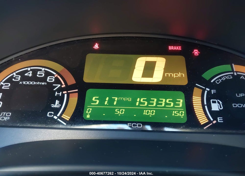 2000 HONDA INSIGHT VIN: JHMZE1359YT004580