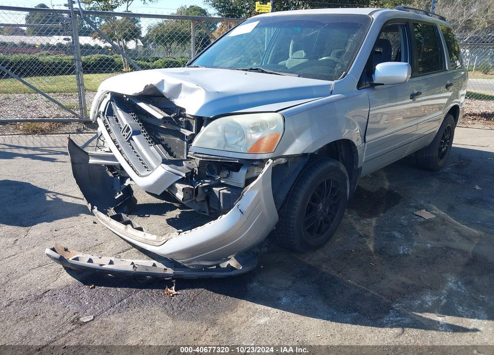2004 HONDA PILOT EX VIN: 2HKYF18444H508348