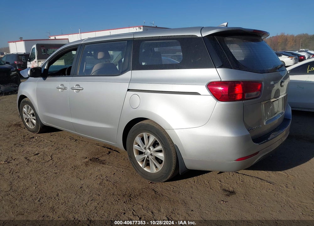 2017 KIA SEDONA L VIN: KNDMA5C11H6255832