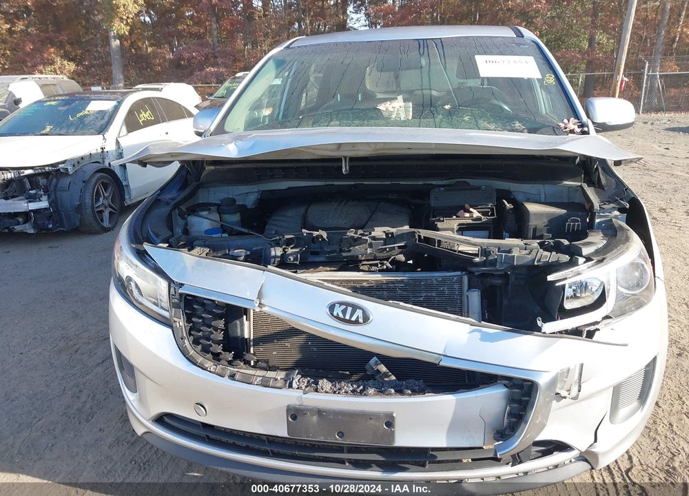 2017 KIA SEDONA L VIN: KNDMA5C11H6255832