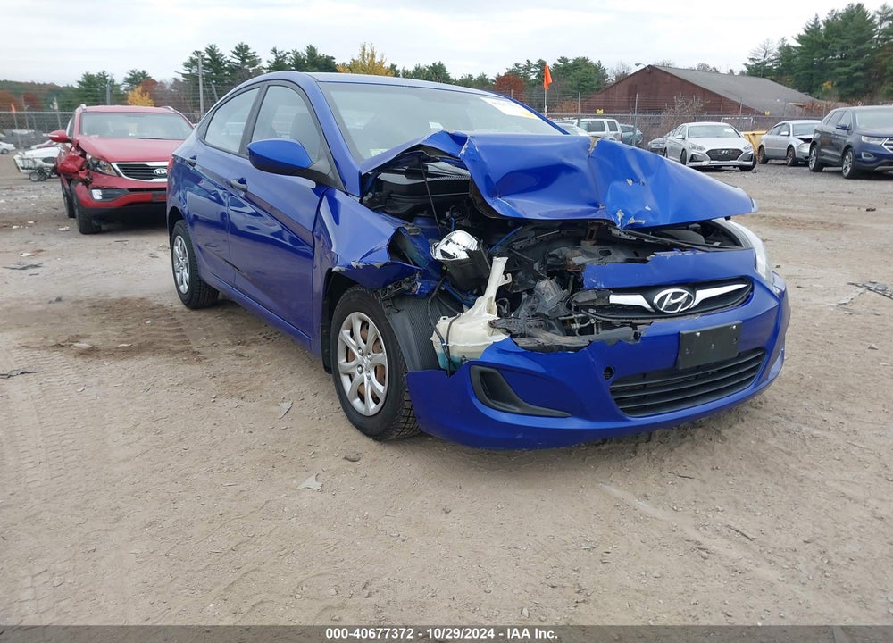 2012 HYUNDAI ACCENT GLS VIN: KMHCT4AEXCU061595