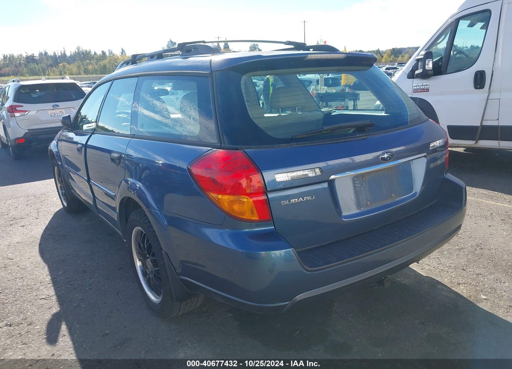 2006 SUBARU OUTBACK VIN: 4S4BP61C067322357