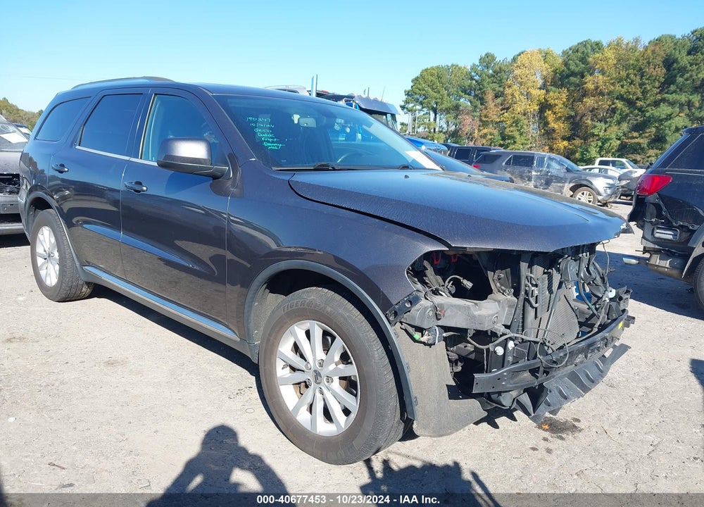 2019 DODGE DURANGO SXT PLUS RWD VIN: 1C4RDHAG4KC550003