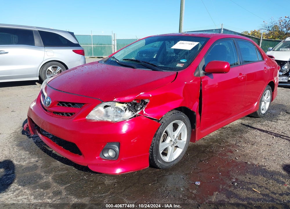 2012 TOYOTA COROLLA S VIN: 2T1BU4EE9CC767588