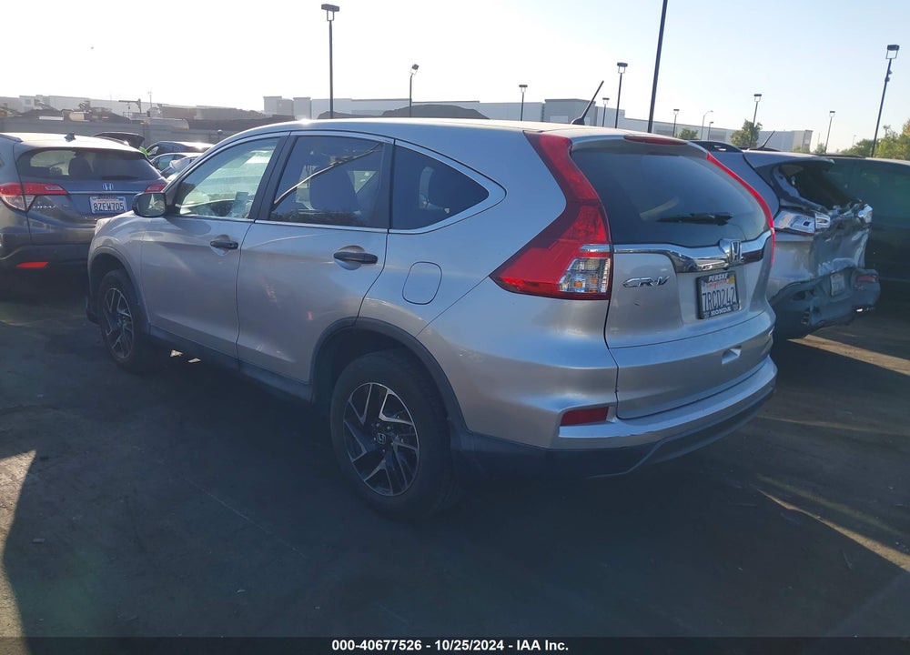 2016 HONDA CR-V SE VIN: 2HKRM3H48GH507892