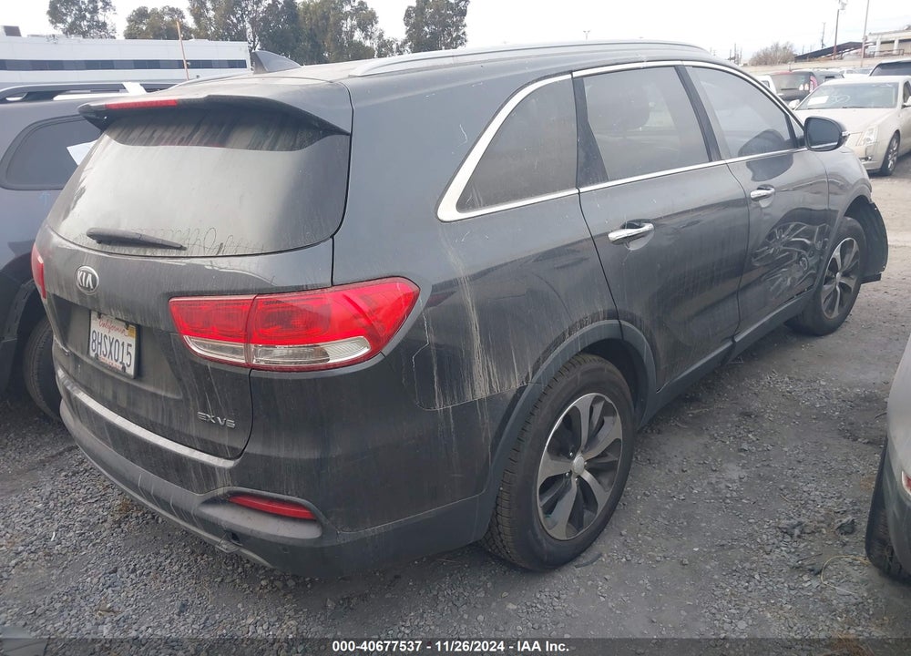 2016 KIA SORENTO 3.3L EX VIN: 5XYPH4A52GG150141