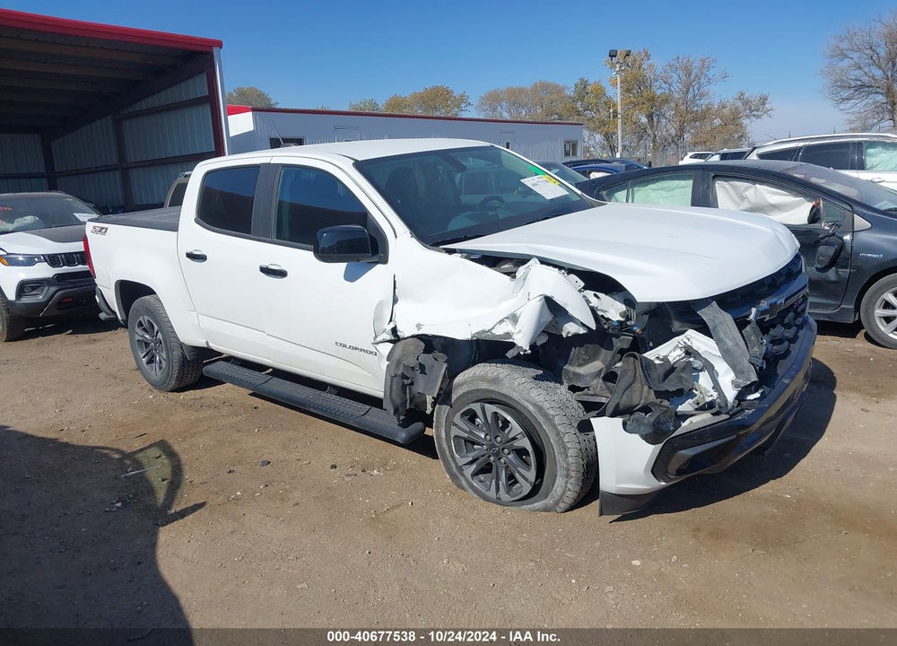 2021 CHEVROLET COLORADO 4WD SHORT BOX Z71 VIN: 1GCGTDEN8M1292577