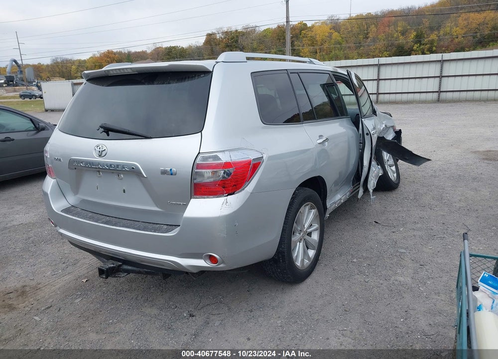 2008 TOYOTA HIGHLANDER HYBRID LIMITED VIN: JTEEW44A682003298
