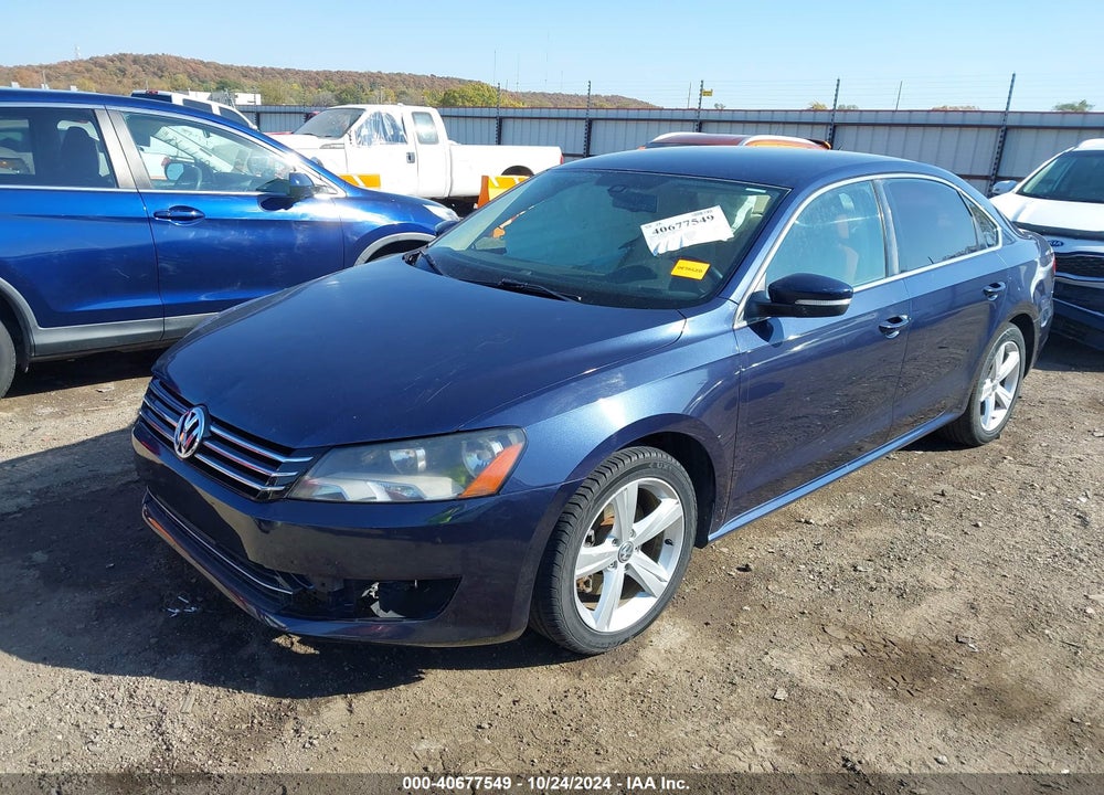 2013 VOLKSWAGEN PASSAT 2.5L SE VIN: 1VWBH7A36DC118462