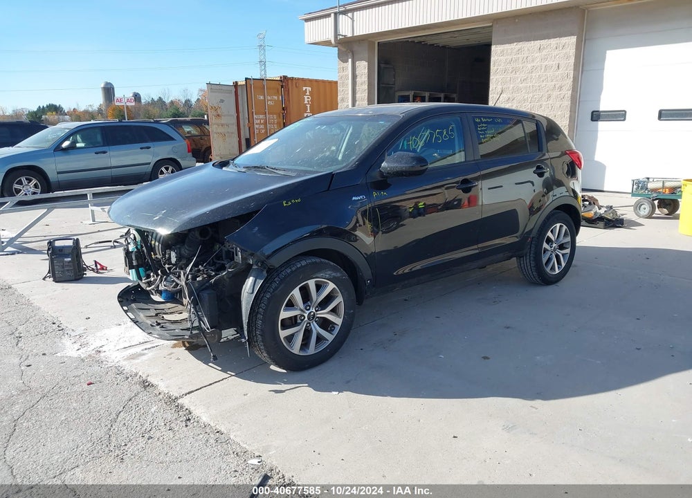 2016 KIA SPORTAGE LX VIN: KNDPBCAC6G7872283