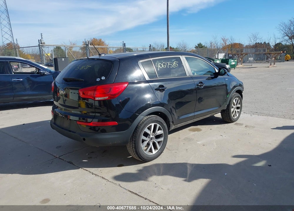 2016 KIA SPORTAGE LX VIN: KNDPBCAC6G7872283