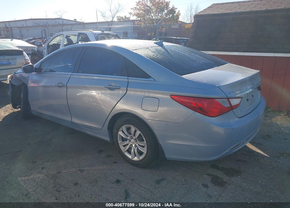 2013 HYUNDAI SONATA GLS VIN: 5NPEB4AC0DH512334