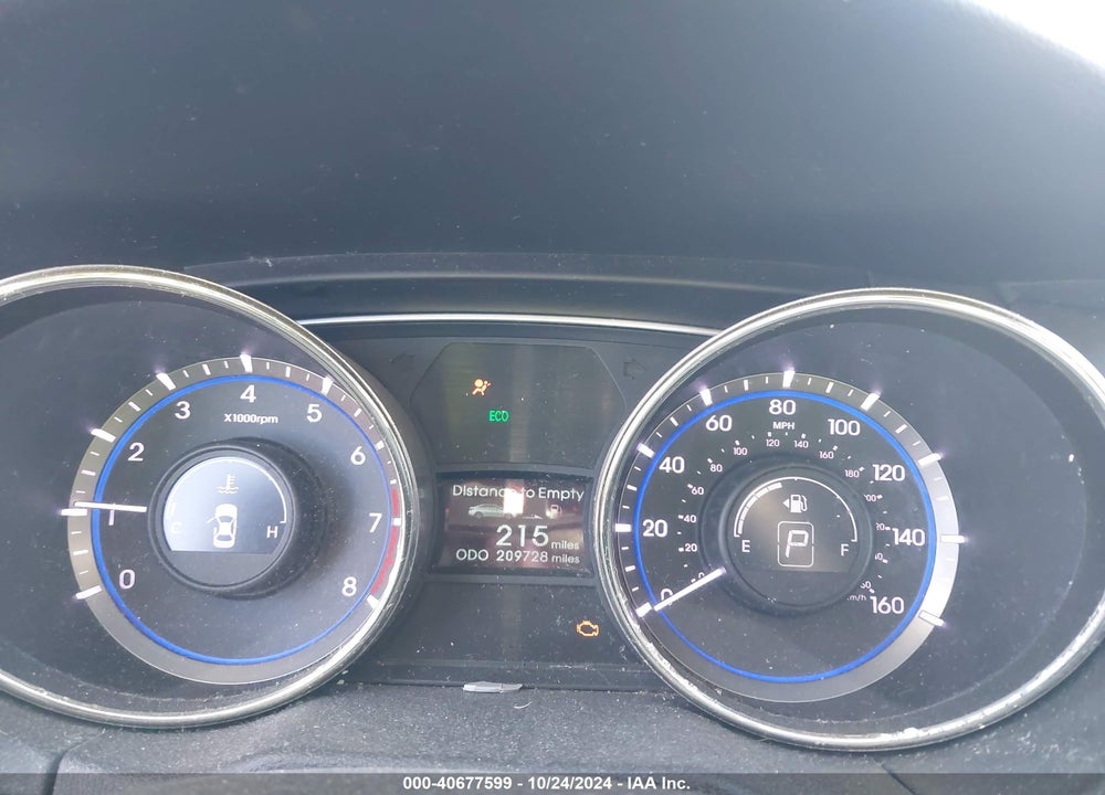 2013 HYUNDAI SONATA GLS VIN: 5NPEB4AC0DH512334