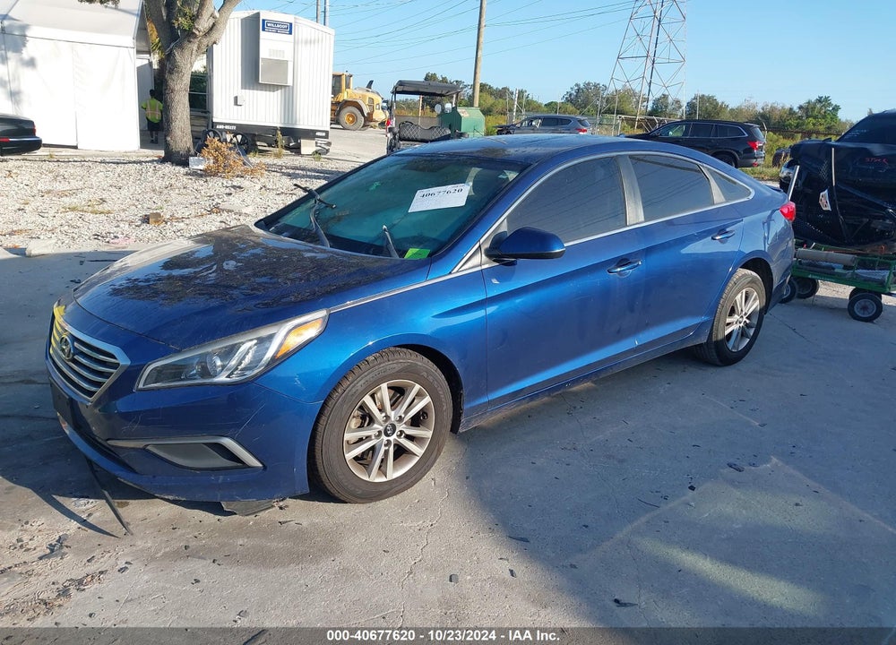 2016 HYUNDAI SONATA SE VIN: 5NPE24AF2GH377257