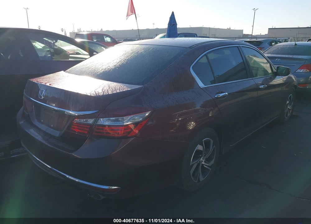 2016 HONDA ACCORD LX VIN: 1HGCR2F34GA004669