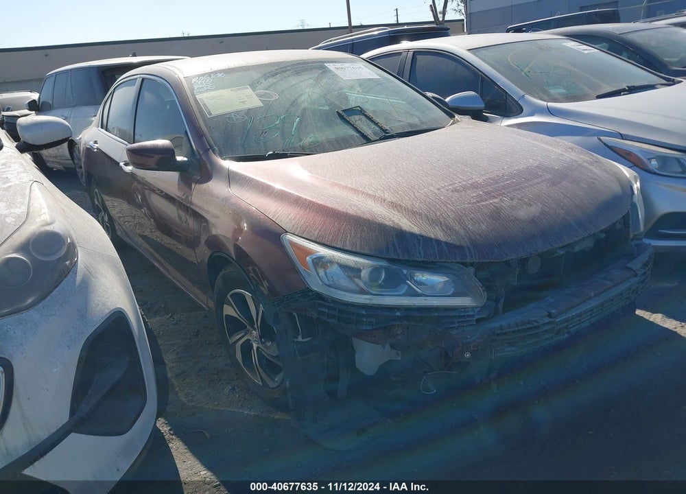 2016 HONDA ACCORD LX VIN: 1HGCR2F34GA004669