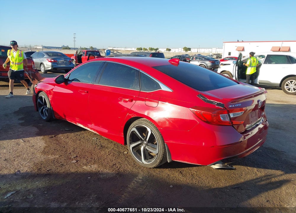 2018 HONDA ACCORD SPORT VIN: 1HGCV1F31JA190264