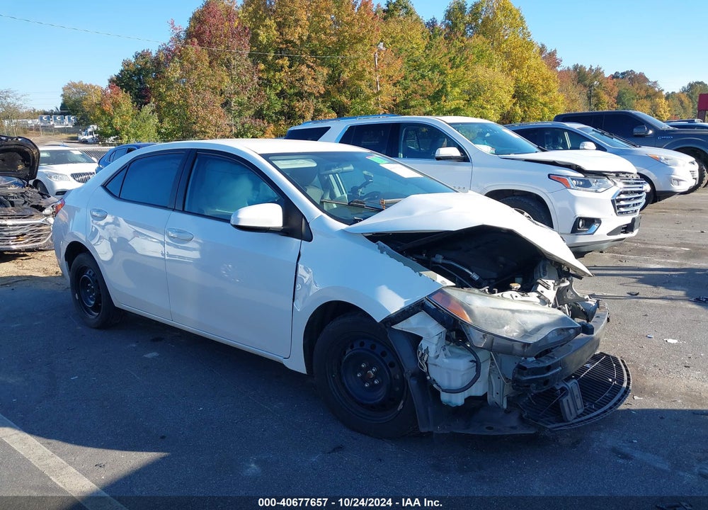 2016 TOYOTA COROLLA LE VIN: 5YFBURHE1GP505157
