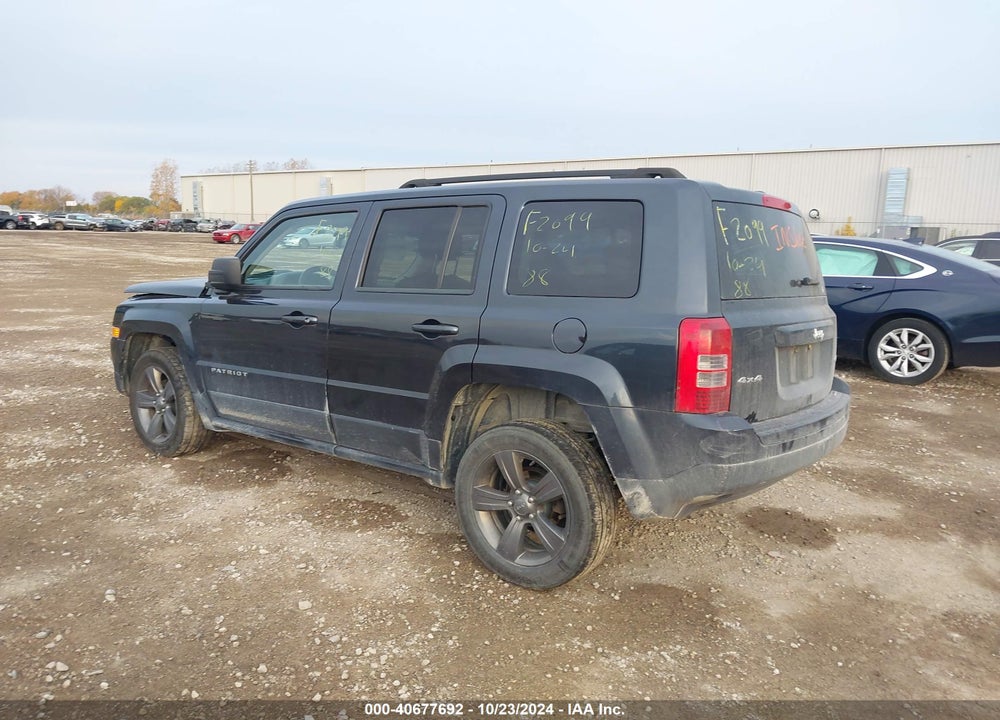 2015 JEEP PATRIOT HIGH ALTITUDE EDITION VIN: 1C4NJRFB8FD272412