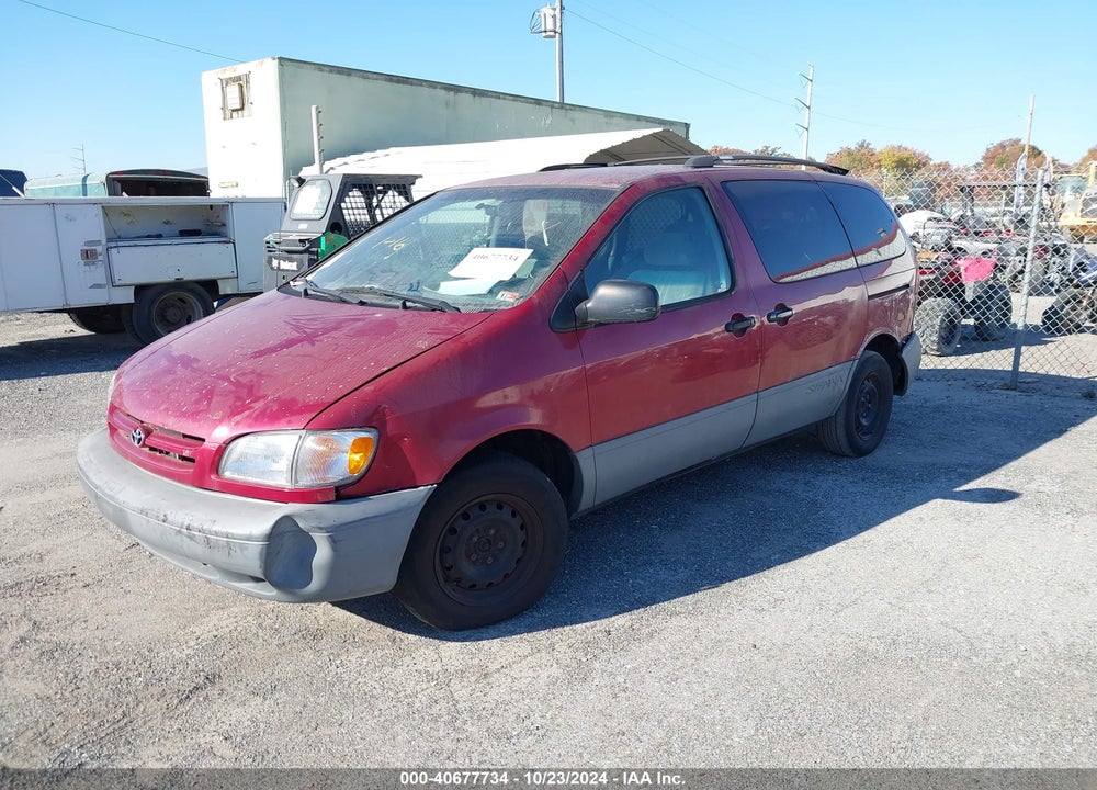 1998 TOYOTA SIENNA LE VIN: 4T3ZF13C0WU064531