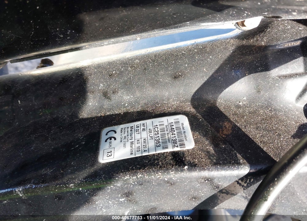 2014 TRACKER BOAT VIN: BUJ24046D414