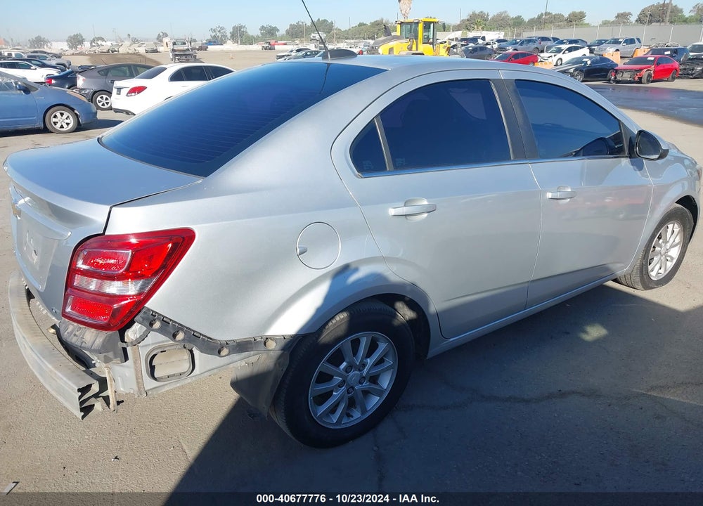 2017 CHEVROLET SONIC LT AUTO VIN: 1G1JD5SH7H4102174