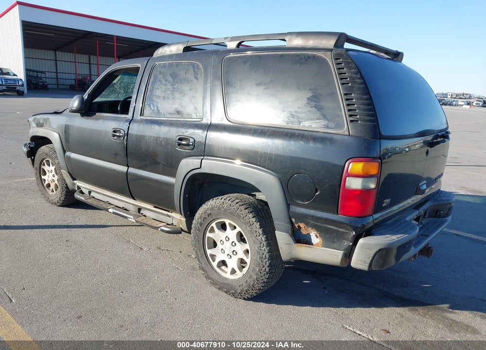 2002 CHEVROLET TAHOE Z71 VIN: 1GNEK13Z92R250696