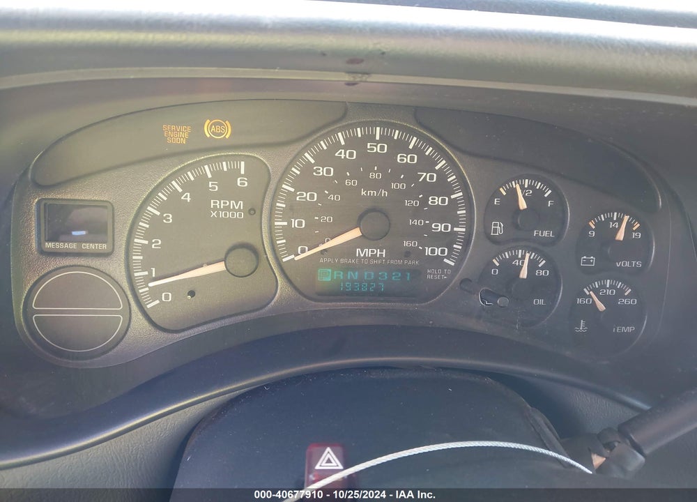 2002 CHEVROLET TAHOE Z71 VIN: 1GNEK13Z92R250696