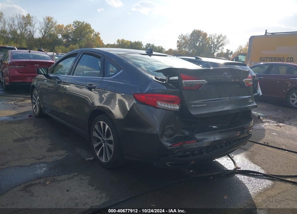 2019 FORD FUSION SE VIN: 3FA6P0T97KR269461