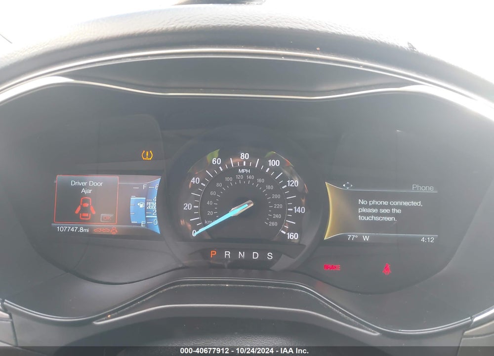 2019 FORD FUSION SE VIN: 3FA6P0T97KR269461