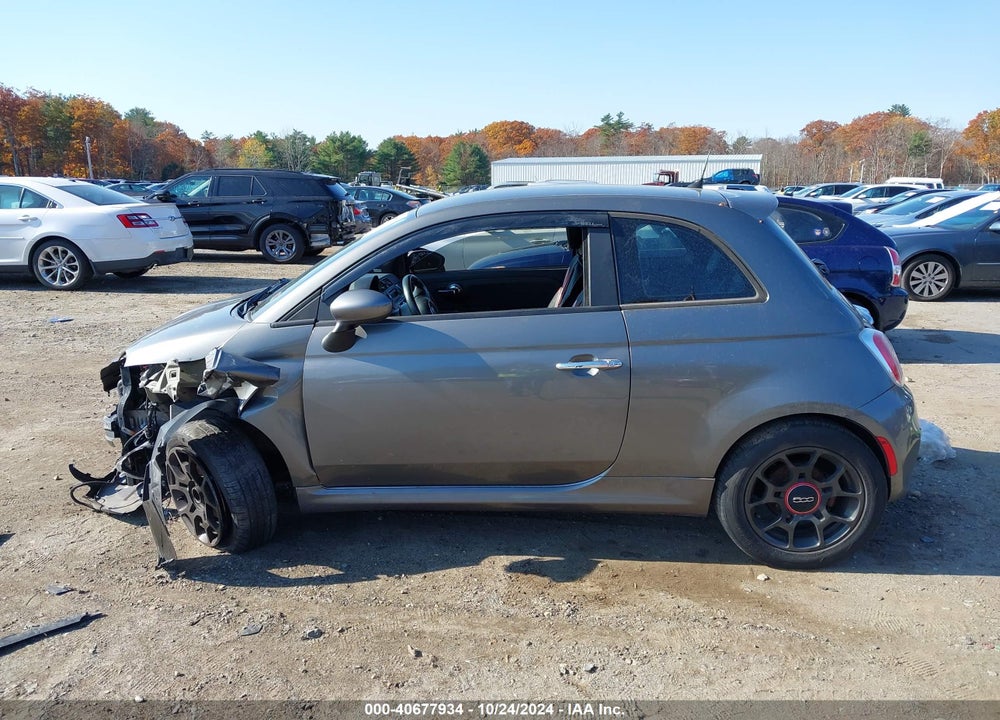 2012 FIAT 500 SPORT VIN: 3C3CFFBR5CT126165