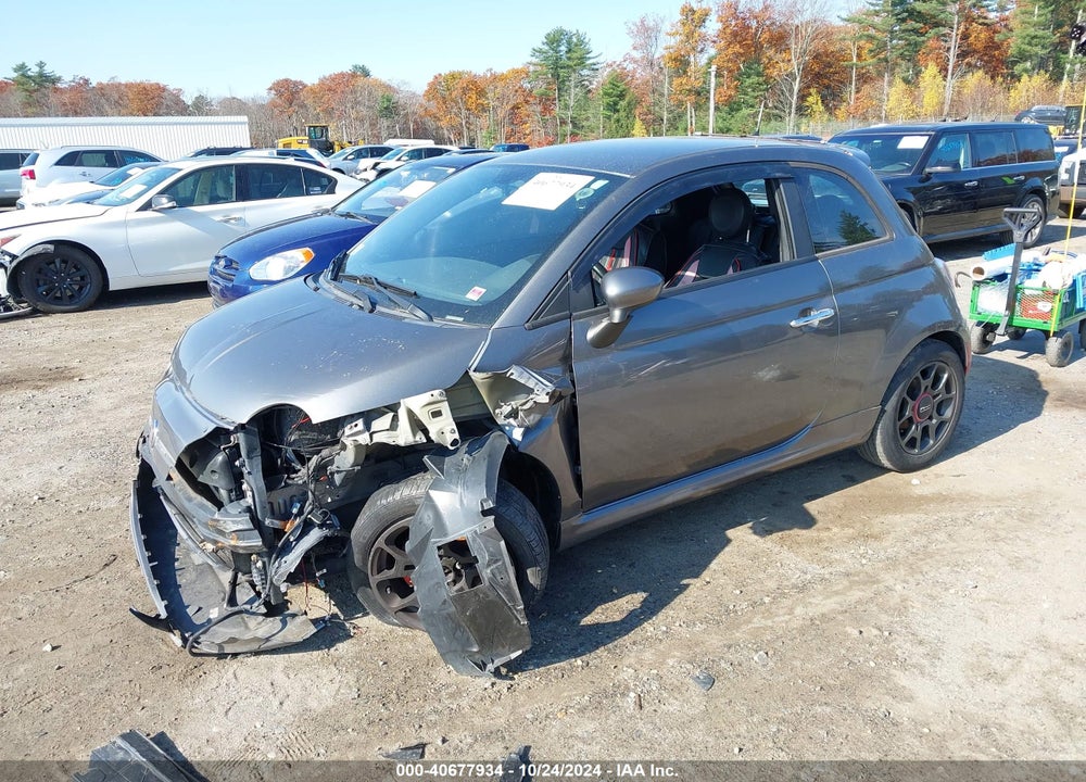 2012 FIAT 500 SPORT VIN: 3C3CFFBR5CT126165