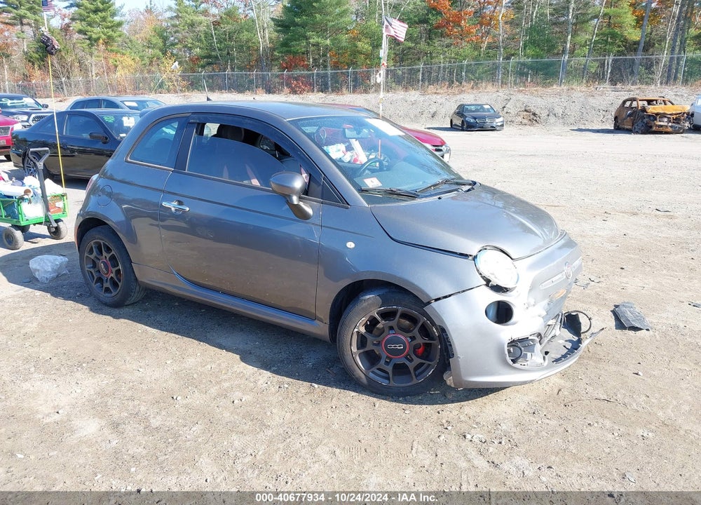 2012 FIAT 500 SPORT VIN: 3C3CFFBR5CT126165
