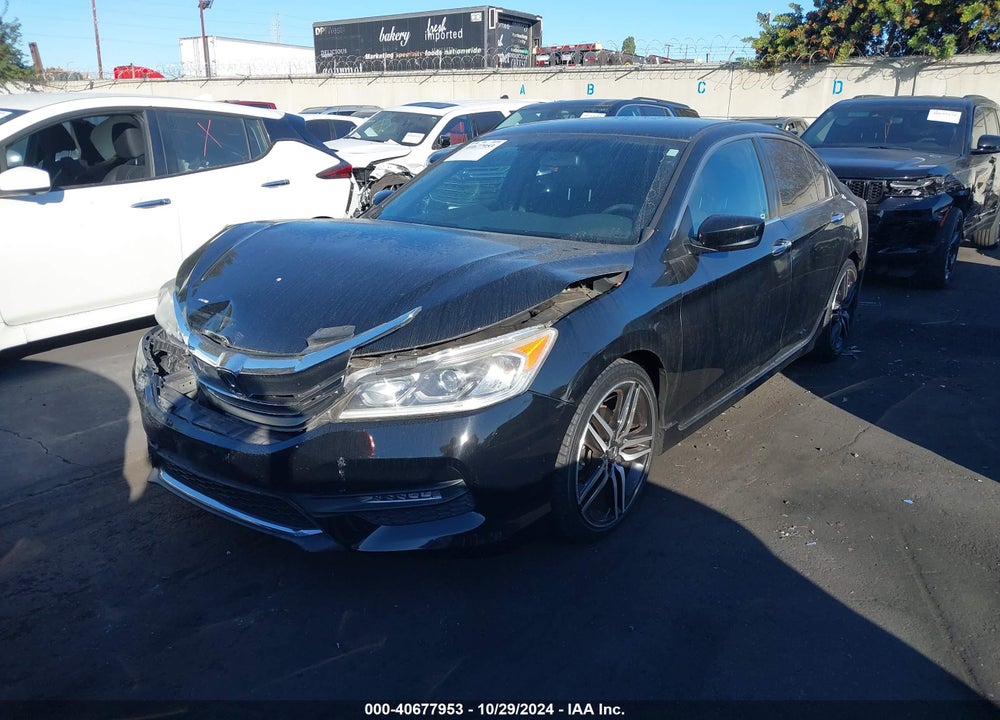 2017 HONDA ACCORD SPORT VIN: 1HGCR2F53HA118987