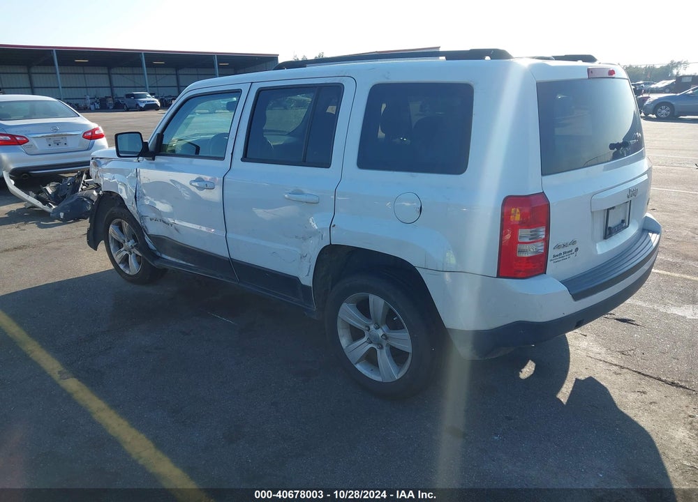 2014 JEEP PATRIOT LATITUDE VIN: 1C4NJRFB1ED858710