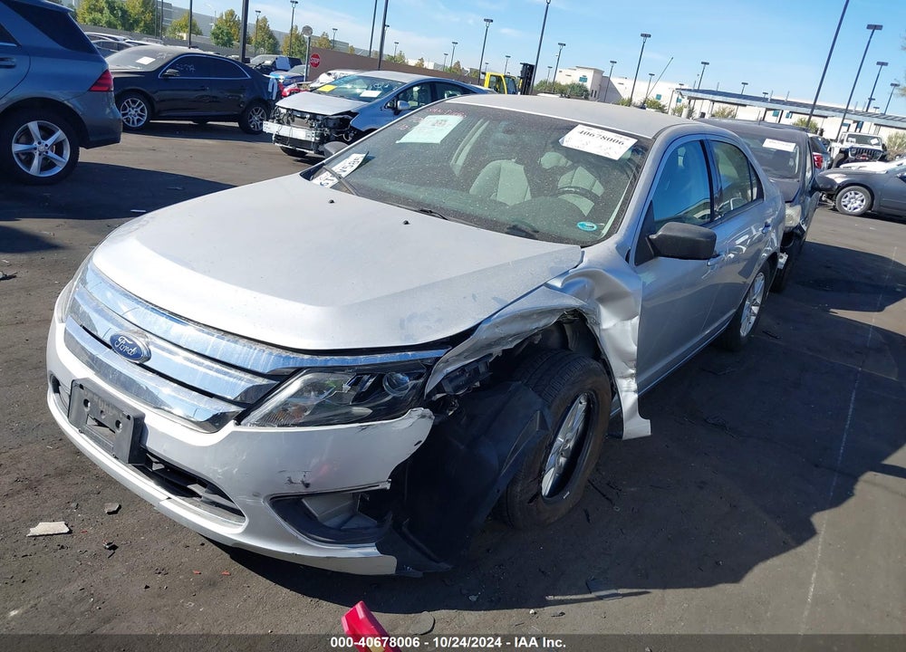 2012 FORD FUSION S VIN: 3FAHP0GA6CR163436