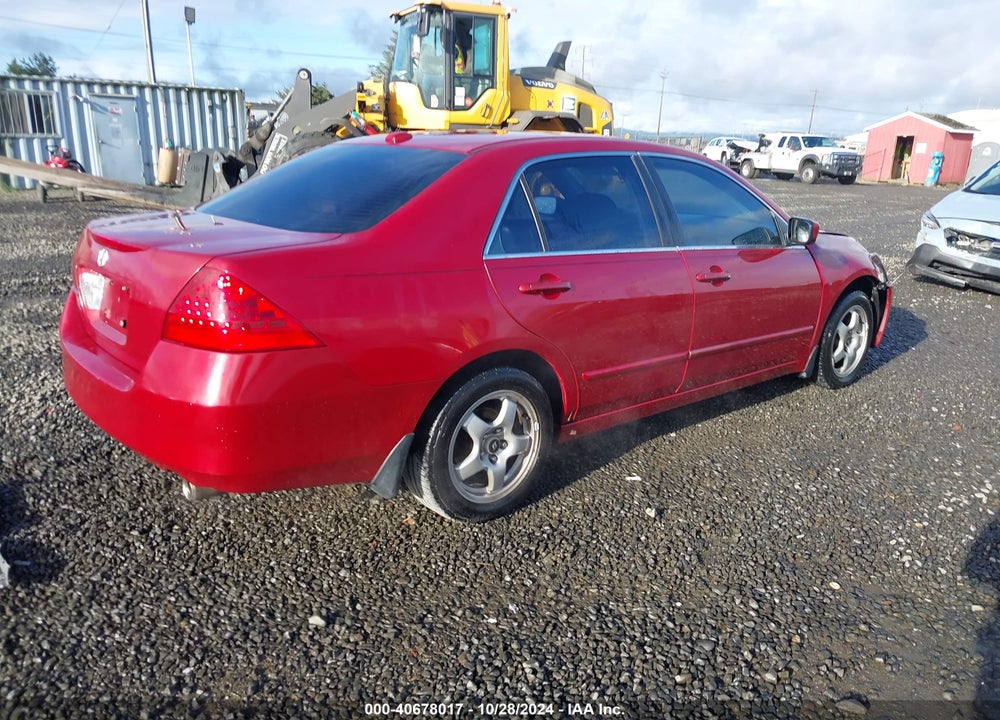 2007 HONDA ACCORD 2.4 EX VIN: 1HGCM56817A089319