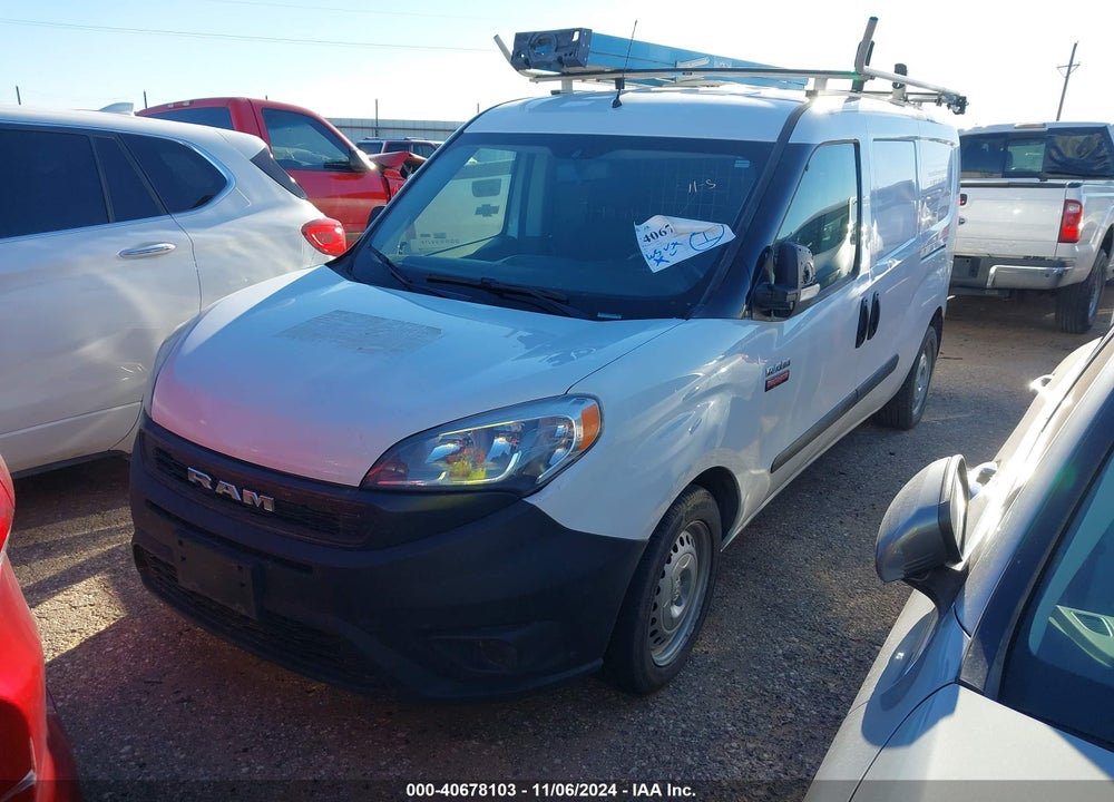 2021 RAM PROMASTER CITY TRADESMAN VIN: ZFBHRFAB2M6S99590