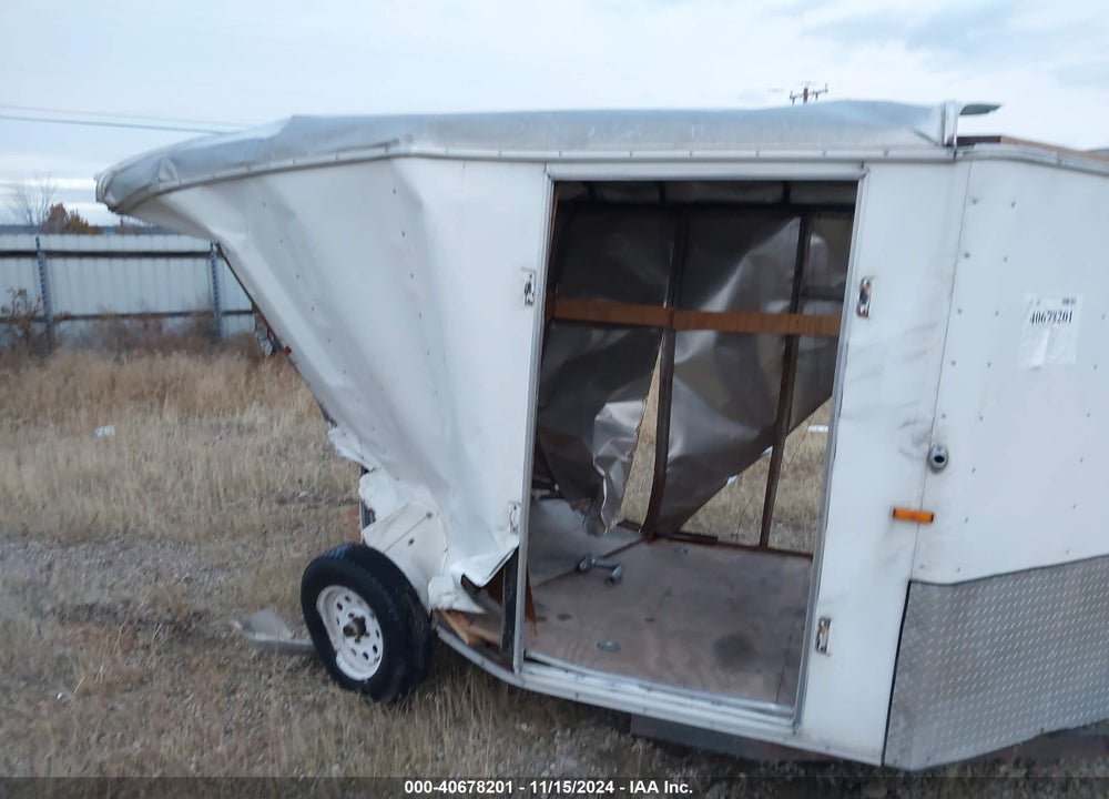 2005 CARRY ON CARGO TRAILER 6X12 V VIN: 4YMCL12185G126666
