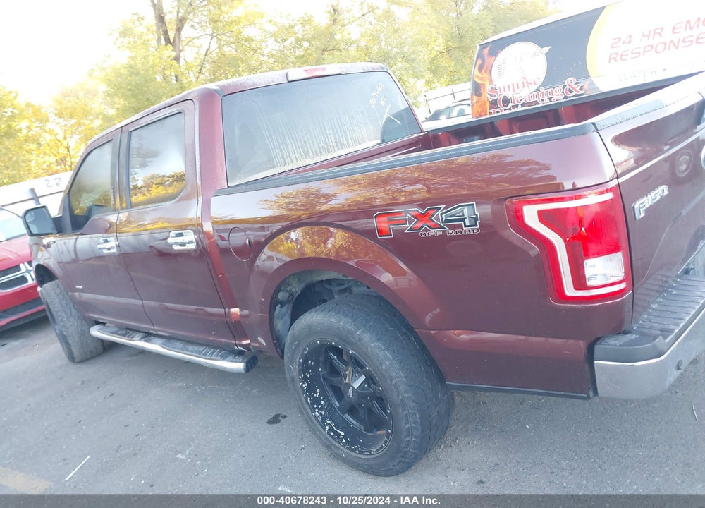 2015 FORD F-150 XLT VIN: 1FTEW1EG0FFB09483