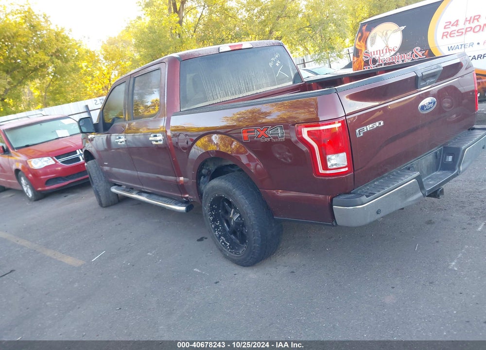 2015 FORD F-150 XLT VIN: 1FTEW1EG0FFB09483