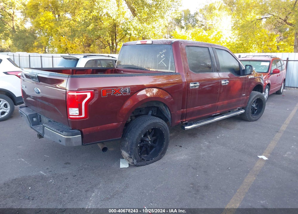 2015 FORD F-150 XLT VIN: 1FTEW1EG0FFB09483