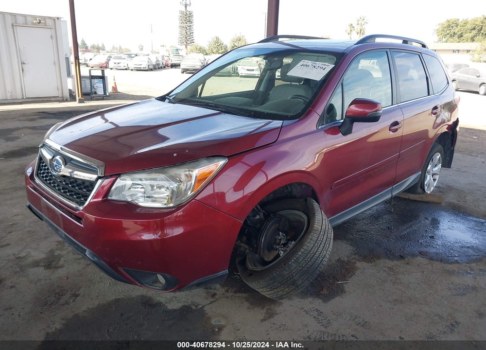 2014 SUBARU FORESTER 2.5I TOURING VIN: JF2SJAMC4EH423674