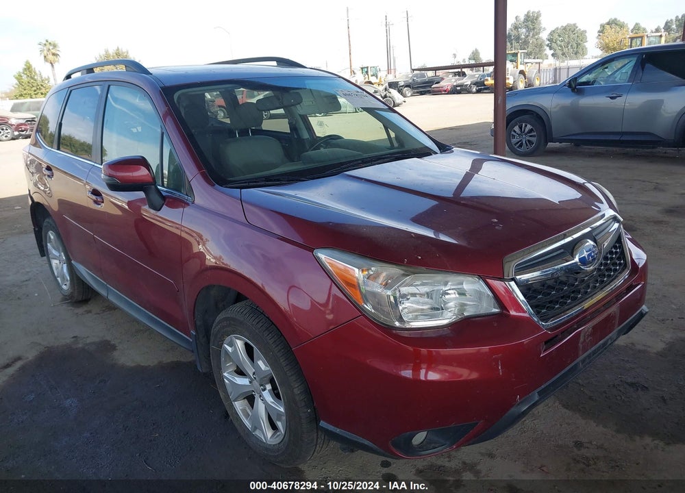 2014 SUBARU FORESTER 2.5I TOURING VIN: JF2SJAMC4EH423674