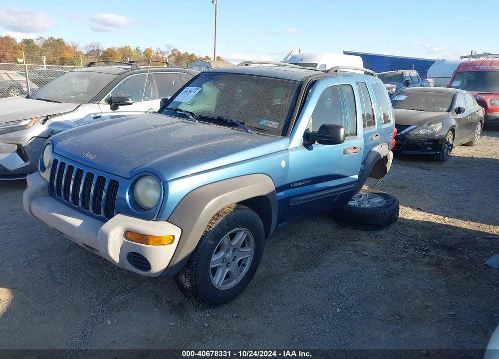 2004 JEEP LIBERTY SPORT VIN: 1J4GL48K14W257975