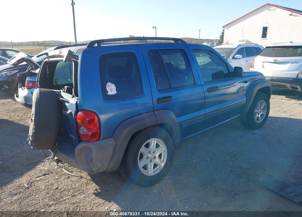 2004 JEEP LIBERTY SPORT VIN: 1J4GL48K14W257975