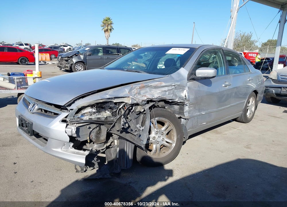 2007 HONDA ACCORD 2.4 EX VIN: 1HGCM56777A008489