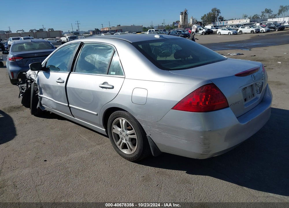 2007 HONDA ACCORD 2.4 EX VIN: 1HGCM56777A008489